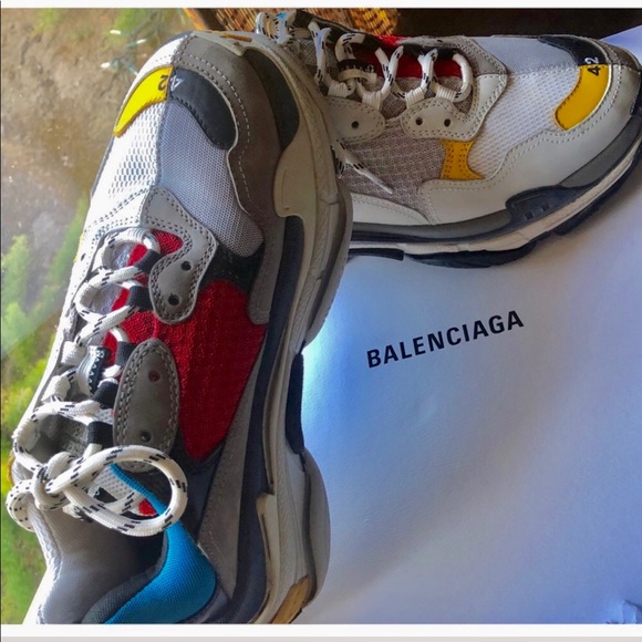 Other - Authentic BALENCIAGA TRIPLE S BI COLOR SNEAKERS 9